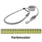 Preview: EASYLONG Hundeleine - M - 2m - gelb mit schwarzen Punkten